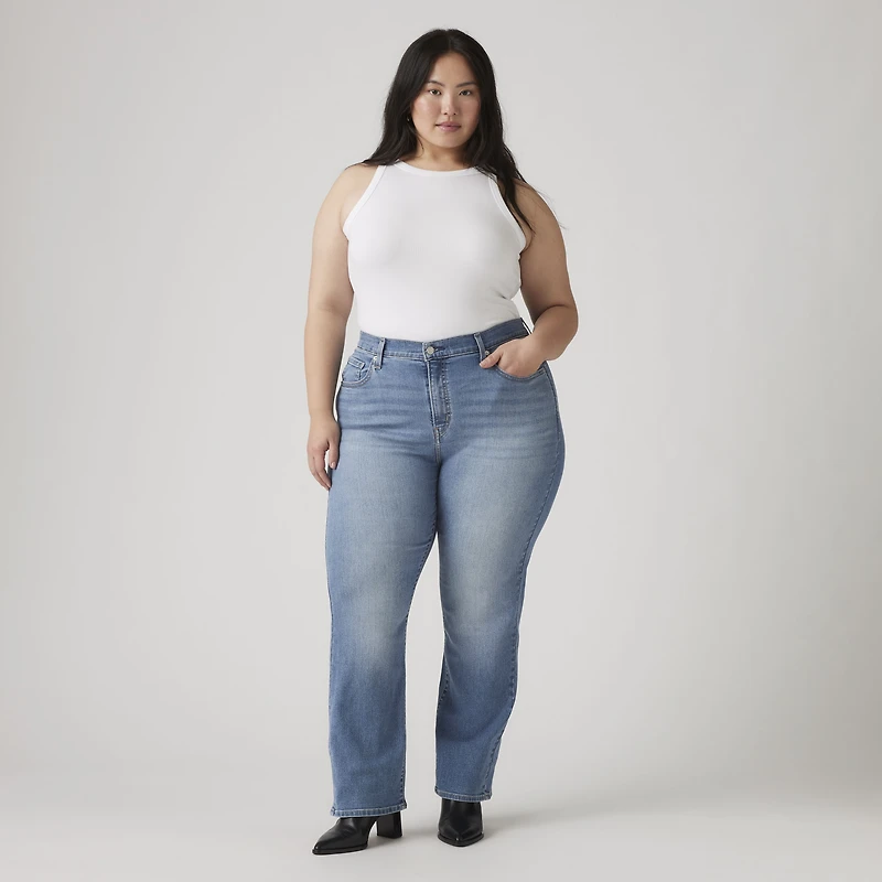 724 High Rise Straight Women's Jeans (Plus Size