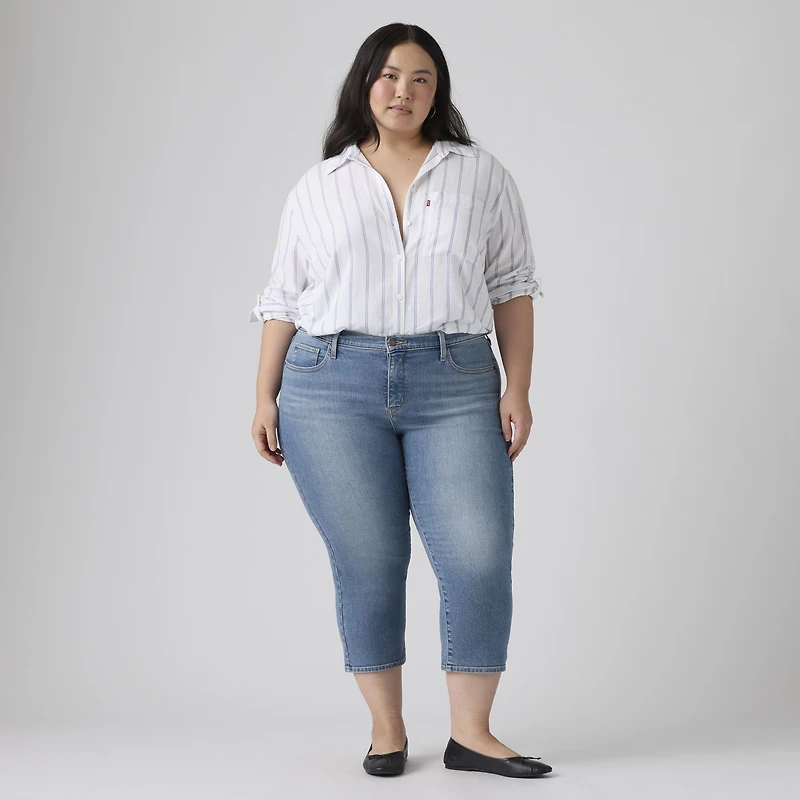311 Shaping Skinny Capri Women's Jeans (Plus Size