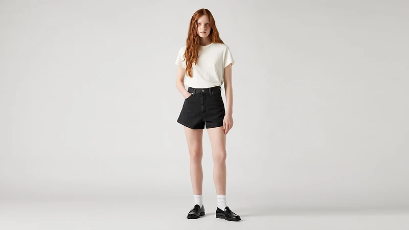 High Waisted Mom Women's Shorts