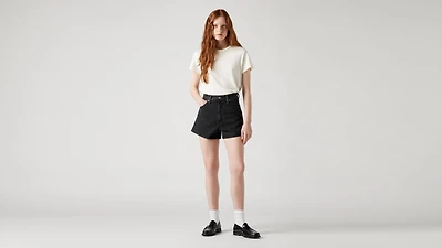 High Waisted Mom Women's Shorts