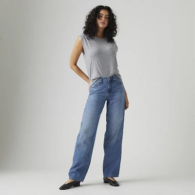 Baggy Dad Linen+ Denim Women's Jeans