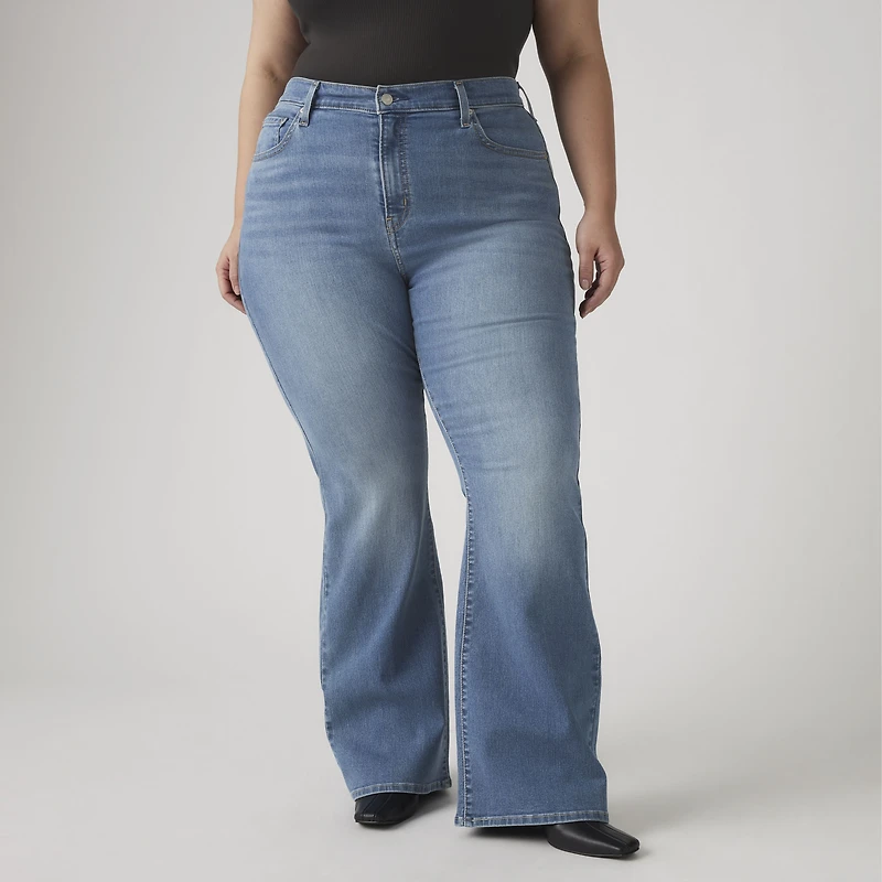 726 High Rise Flare Women's Jeans (Plus Size