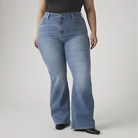 726 High Rise Flare Women's Jeans (Plus Size