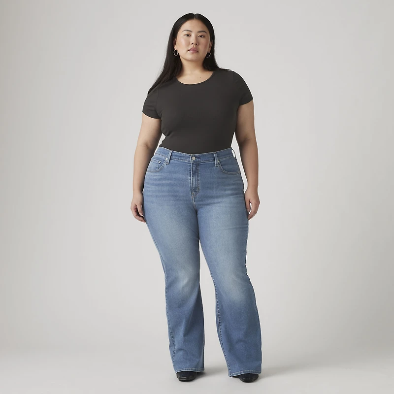726 High Rise Flare Women's Jeans (Plus Size)