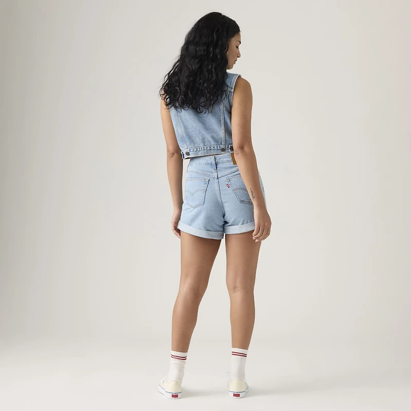 Rolled 80s Mom Women's Shorts