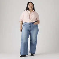 Ribcage Wide Leg Women's Jeans (Plus Size)