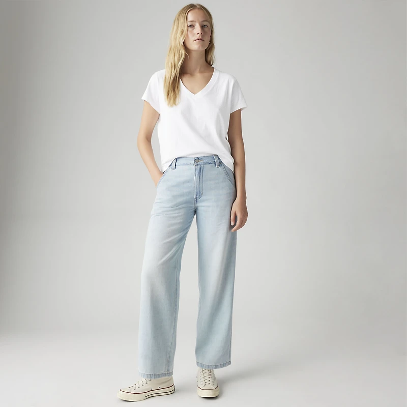 Baggy Carpenter Linen+ Denim Lightweight Women's Jeans