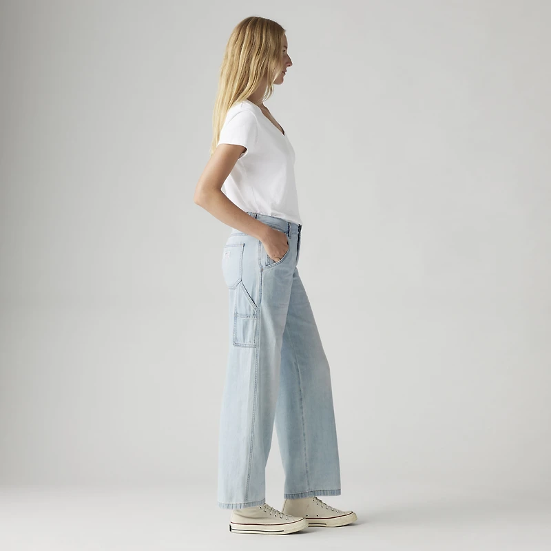 Baggy Carpenter Linen+ Denim Lightweight Women's Jeans