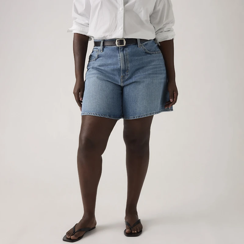 High Rise Baggy Women's Shorts