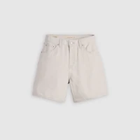 High Rise Baggy Linen Blend Lightweight Women's Shorts
