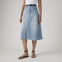 High-Rise A-Line Decon Skirt
