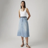 High-Rise A-Line Decon Skirt