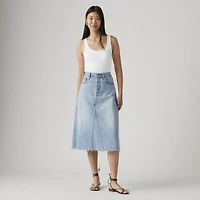 High-Rise A-Line Decon Skirt