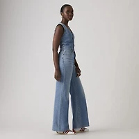 Denim Wide-Leg Jumpsuit