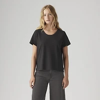Bridget Cotton Linen Short Sleeve T-Shirt