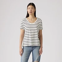 Bridget Cotton Linen Short Sleeve T-Shirt