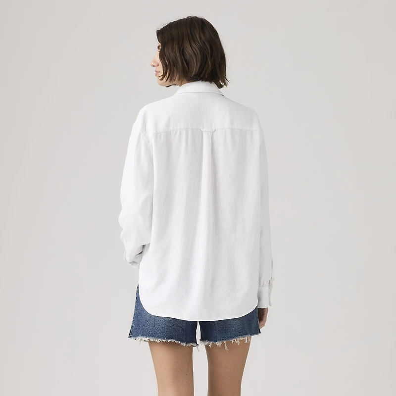 Harlie Linen Boyfriend Shirt