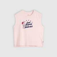 Graphic Boxy Tank Top