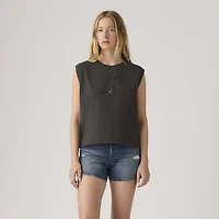 Graphic Logo Boxy Tank Top