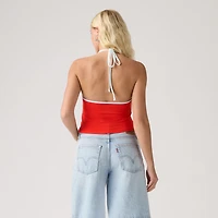 Graphic Ella Halter Top