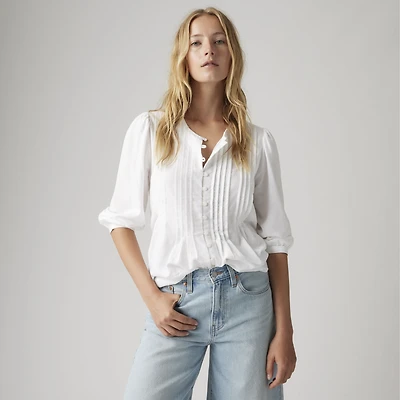 Gina Linen Blend Blouse