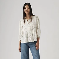 Gina Linen Blend Blouse