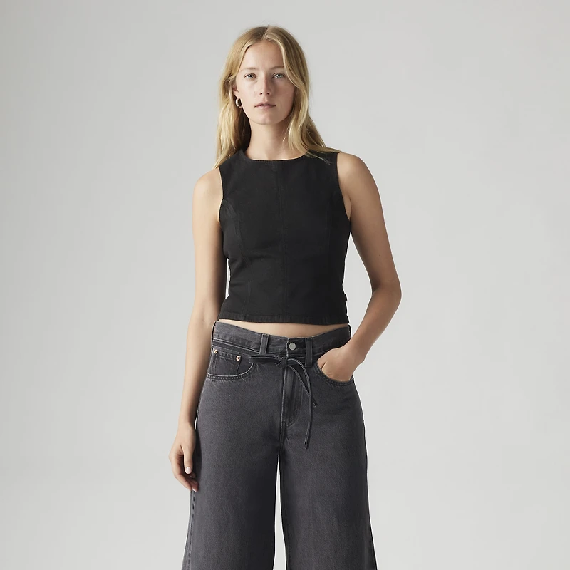 Topanga Denim Tank Top