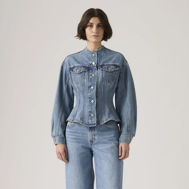 Sculpted Trucker Jacket