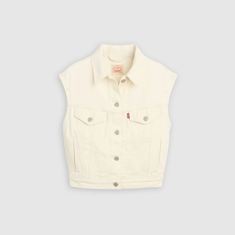 Shrunken '90s Trucker Vest