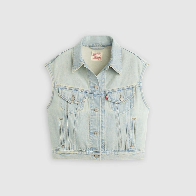 Shrunken '90s Trucker Vest