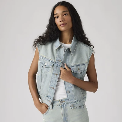 Shrunken '90s Trucker Vest