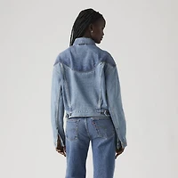 Shrunken '90s Western Trucker Jacket