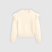 Shane Flutter Sleeve Sweater
