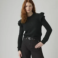 Shane Flutter Sleeve Sweater
