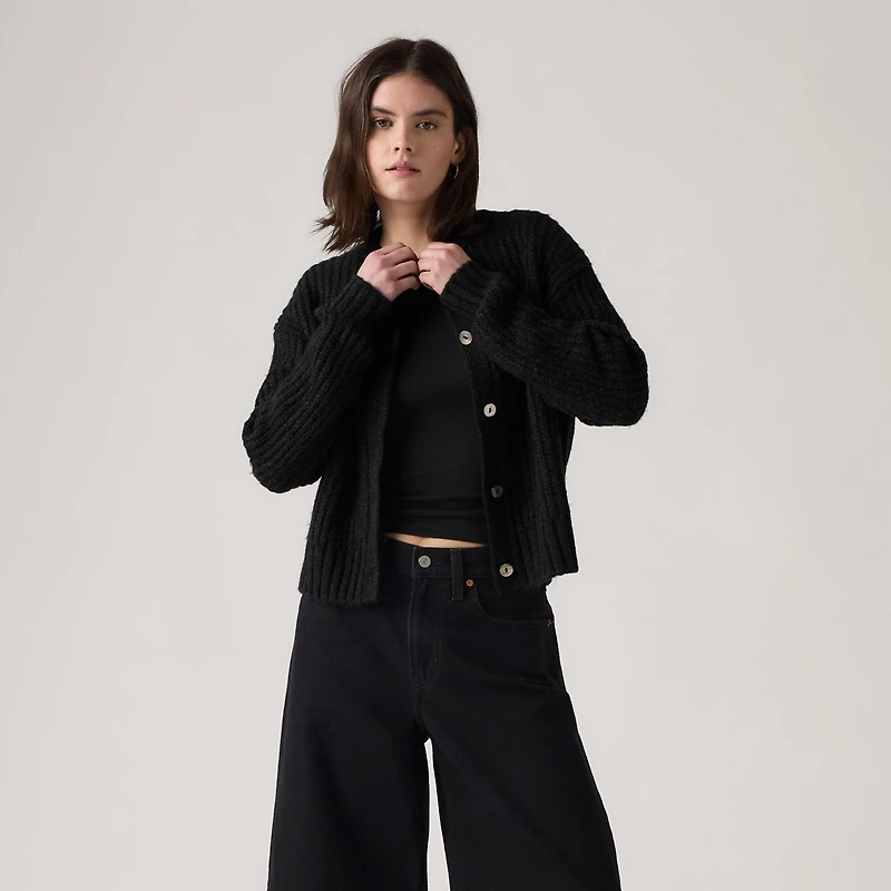 Luna Shell Button Cardigan