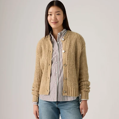 Luna Shell Button Cardigan