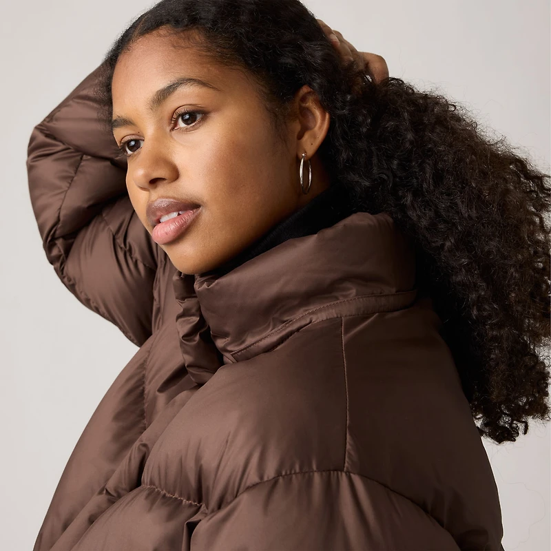 Western Bubble Shortie Puffer Jacket