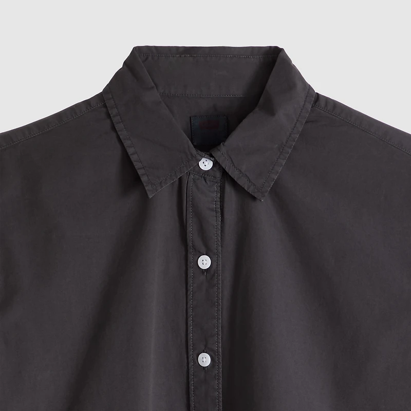 Harlie Garment Dye Cropped Shirt