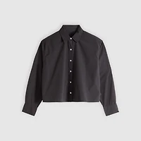 Harlie Garment Dye Cropped Shirt