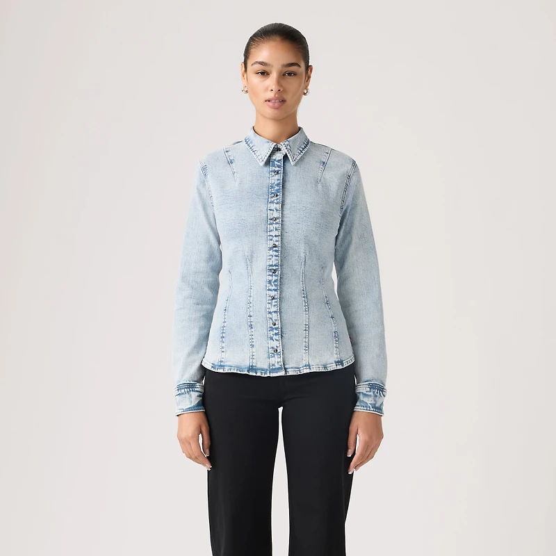 Long-Sleeve Shaped Shirt