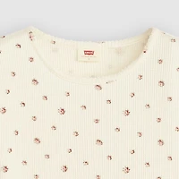 Dry Goods Waffle Cap-Sleeve Tee