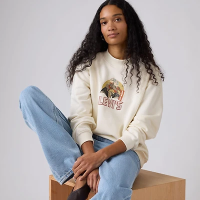 Graphic Collins Mockneck Sweatshirt
