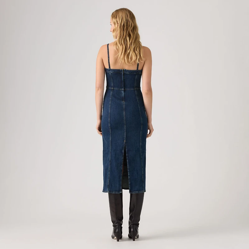 Seamed Bustier Dress