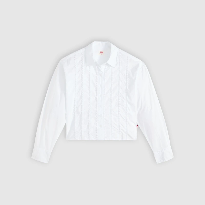 Cropped Harlie Tuxedo Shirt