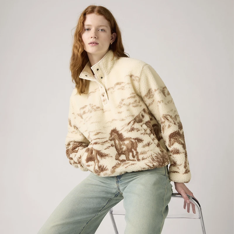 Kasey Sherpa Pullover