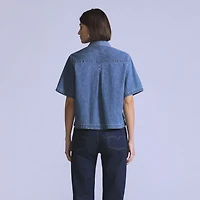 Women's Short-Sleeve Cafe Top
