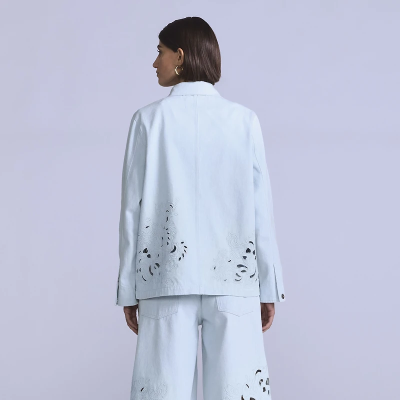 Embroidered Bandit Trucker Jacket