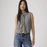 Supersoft Mini Ruffle Vest Top