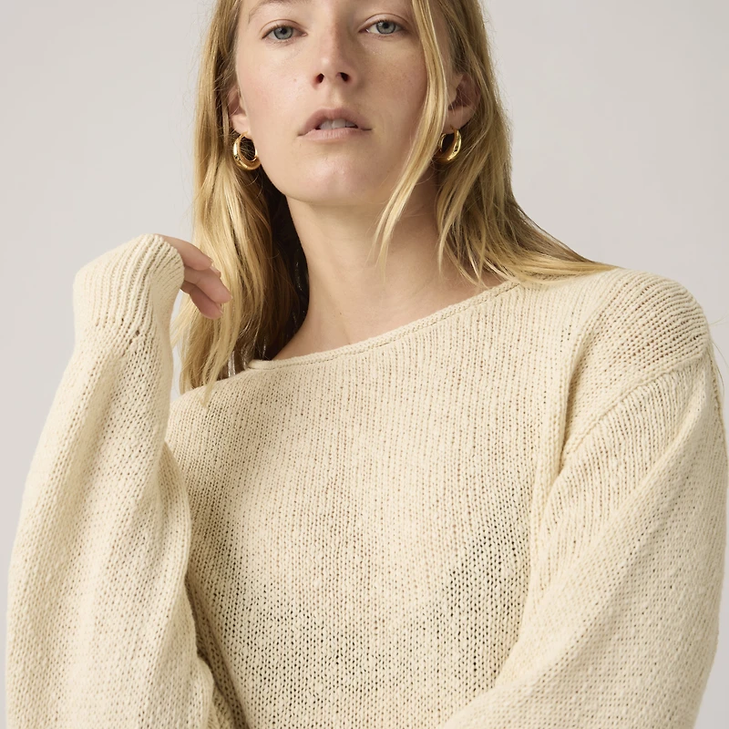 Laetitia Boucle Seedpearl Sweater