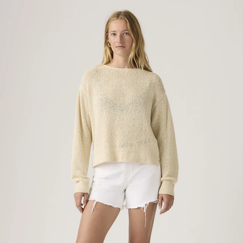 Laetitia Boucle Seedpearl Sweater